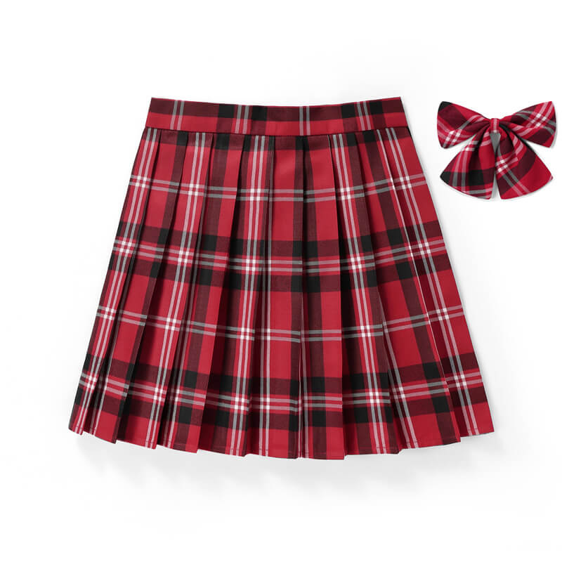 red-jk-vintage-plaid-seifuku-uniform-skirt-c00615