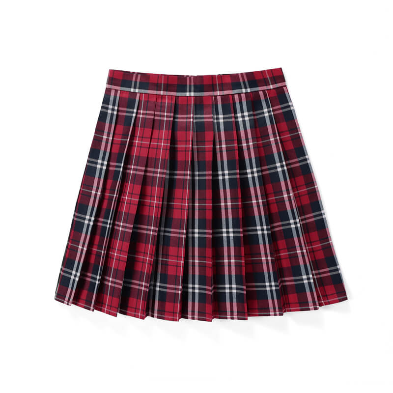 red-jk-vintage-plaid-seifuku-uniform-skirt-c00615