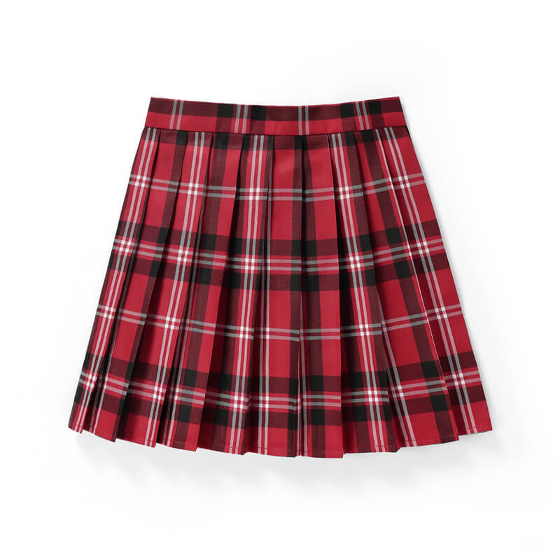 red-jk-vintage-plaid-seifuku-uniform-skirt-c00615
