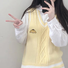 cutiekill-kawaii-doll-kuromi-sweater-vest-c8017