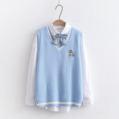 cutiekill-kawaii-girl-cinnamoroll-melody-kuromi-sweater-vest-c01081