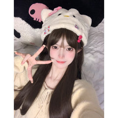 cutiekill-kawaii-hello-kitty-fluffy-hat-m0039