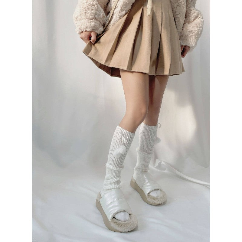 cutiekill-kawaii-pompon-fur-balls-leg-warmer-c0056
