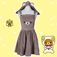 cutiekill-kawaii-rilakkuma-suspender-dress-c00230