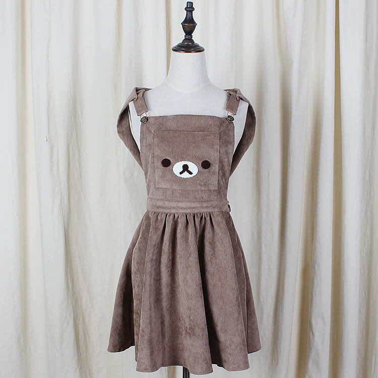 cutiekill-kawaii-rilakkuma-suspender-dress-c00230