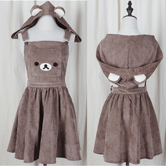 cutiekill-kawaii-rilakkuma-suspender-dress-c00230