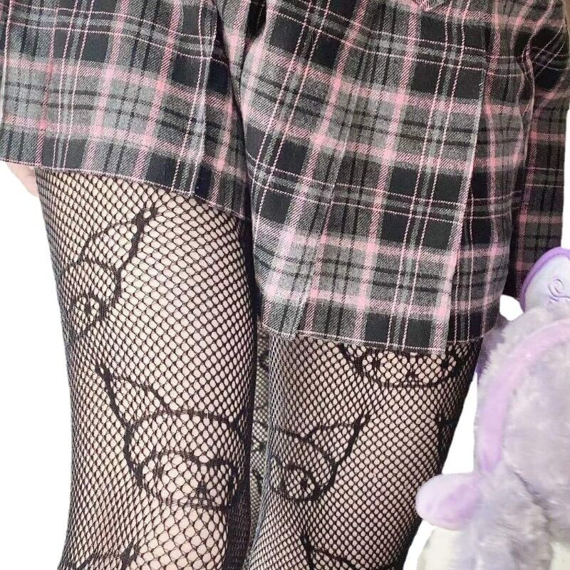 cutiekill-kuromi-core-alternative-cross-fishnet-tights-c0031