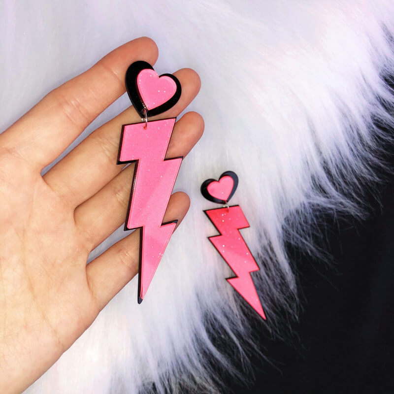 cutiekill-love-attack-lightening-earrings-ah0160