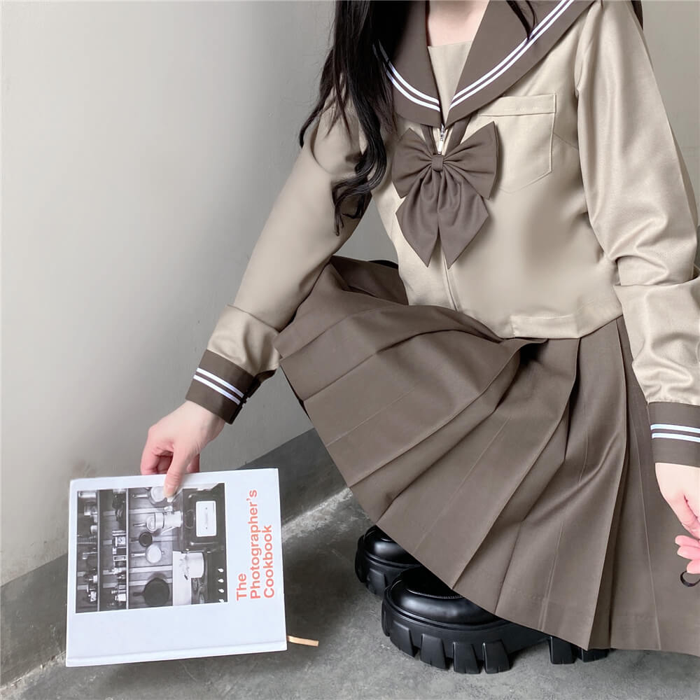cutiekill-milk-tea-brown-jk-sailor-girl-school-uniform-set-jk0004
