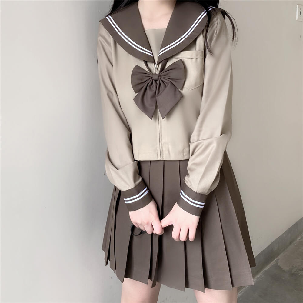 cutiekill-milk-tea-brown-jk-sailor-girl-school-uniform-set-jk0004