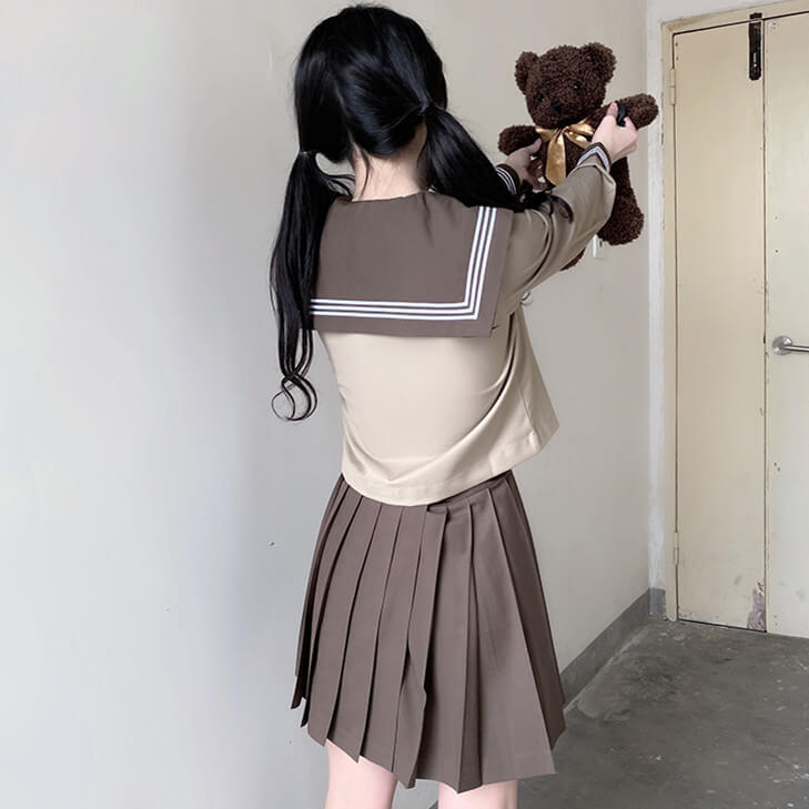 cutiekill-milk-tea-brown-jk-sailor-girl-school-uniform-set-jk0004