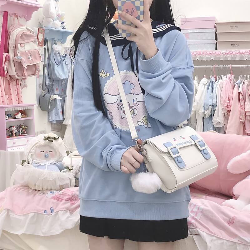 cutiekill-pastel-cute-cinnamoroll-kuromi-handbag-purse-bag-c01429