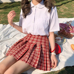 cutiekill-plus-size-chic-girl-red-cherry-plaid-a-line-pleated-skirt-c00543