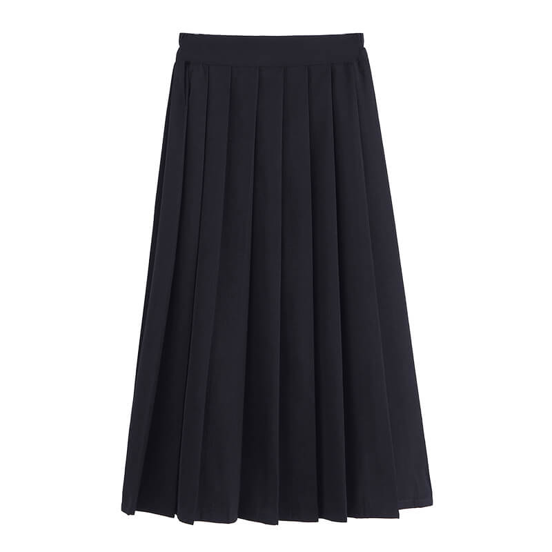 cutiekill-plus-size-classic-long-pleated-skirt-c00388