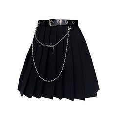 cutiekill-plus-size-gothic-punk-cross-belt-chain-a-line-pleated-skirt-c00625