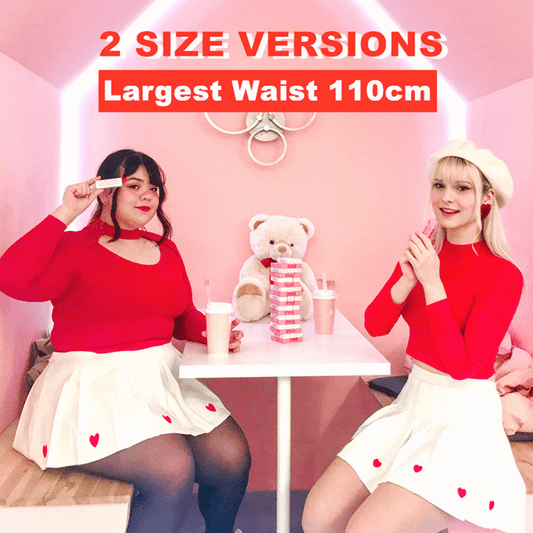     cutiekill-plus-size-kawaii-aesthetic-heart-embroidery-a-line-pleated-skirt-c01235 752