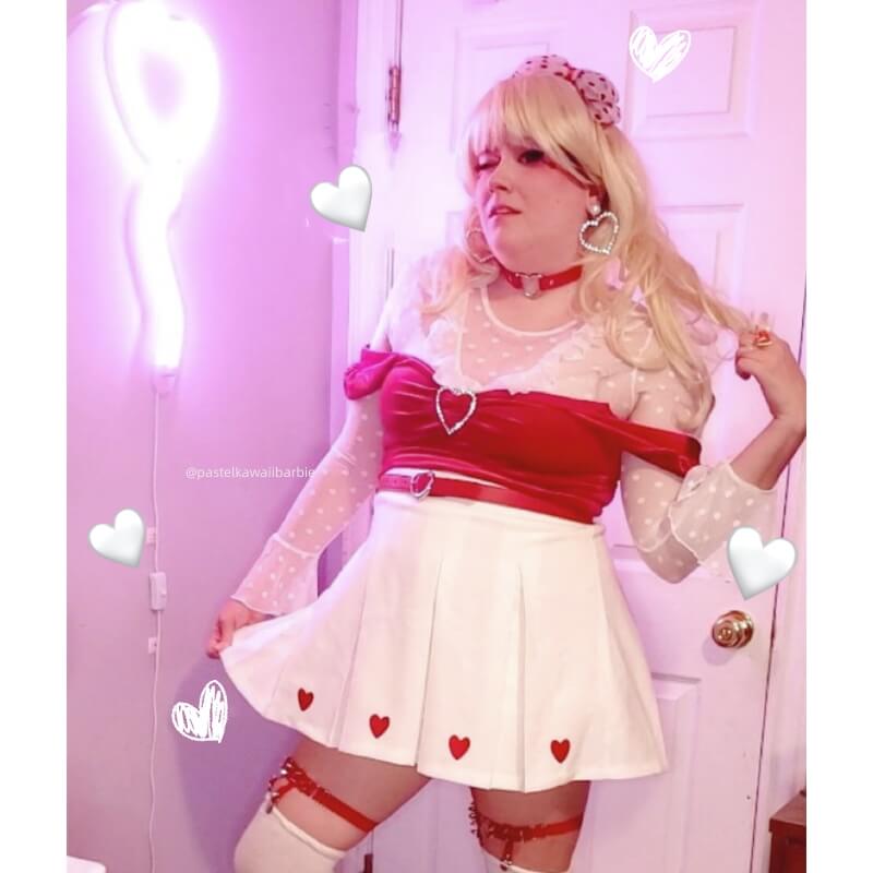 cutiekill-plus-size-kawaii-aesthetic-heart-embroidery-a-line-pleated-skirt-c01235