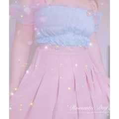 cutiekill-plus-size-kawaii-pure-pink-a-line-pleated-skirt-c01216
