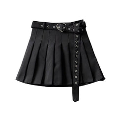 cutiekill-plus-size-love-heart-buckle-belt-a-line-pleated-skirt-c00297