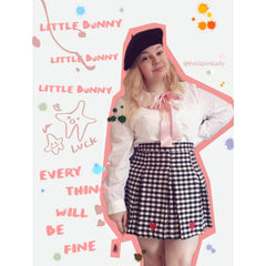 cutiekill-plus-size-lovely-heart-embroidery-a-line-plaid-skirt-c01552
