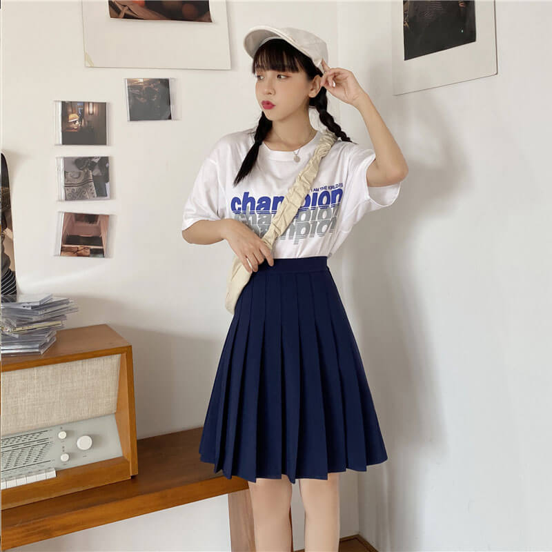 cutiekill-plus-size-summer-medium-pleated-skirt-c00030