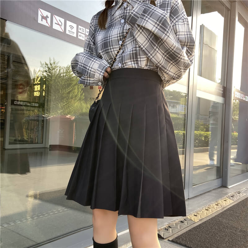 cutiekill-plus-size-summer-medium-pleated-skirt-c00030