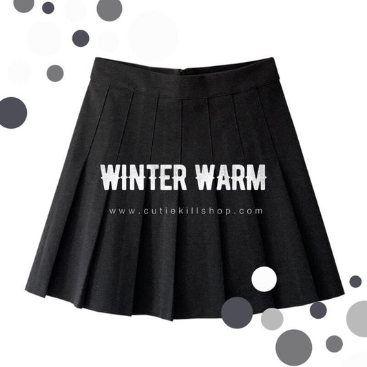 cutiekill-plus-size-winter-woolen-a-line-pleated-skirt-c00894