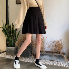 cutiekill-plus-size-winter-woolen-a-line-pleated-skirt-c00894