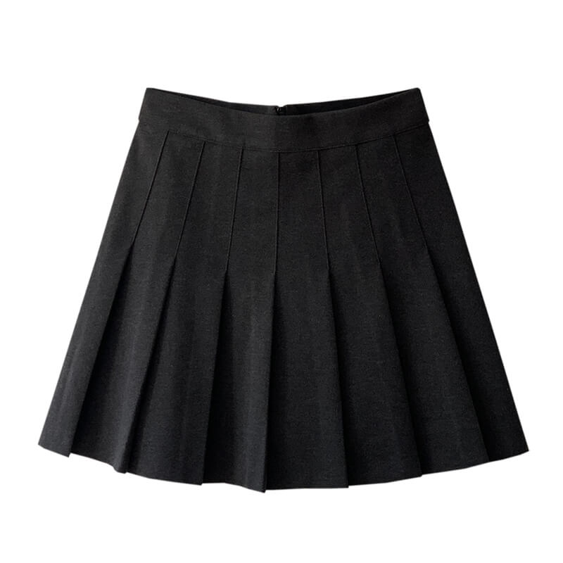 cutiekill-plus-size-winter-woolen-a-line-pleated-skirt-c00894