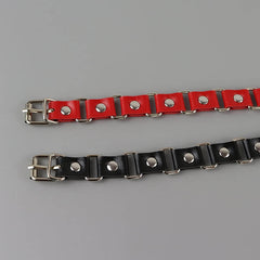 Punk interlock choker