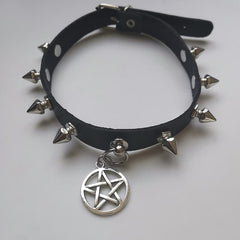 rivet-punk-star-choker-ah0104