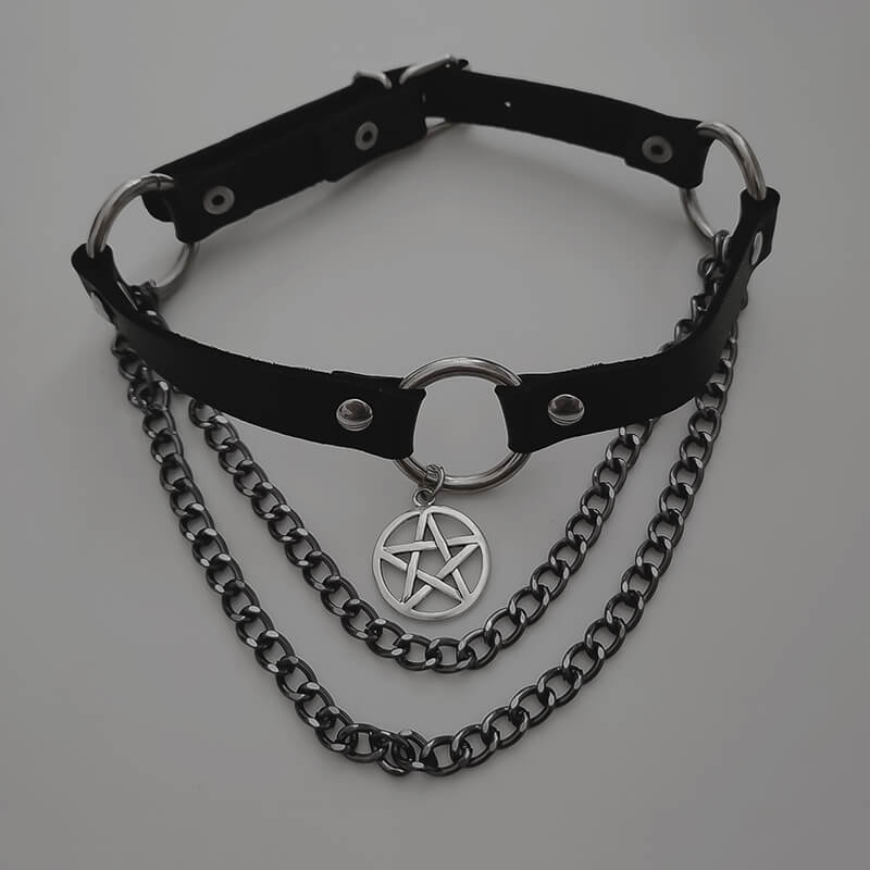 rivet-punk-star-choker-ah0104