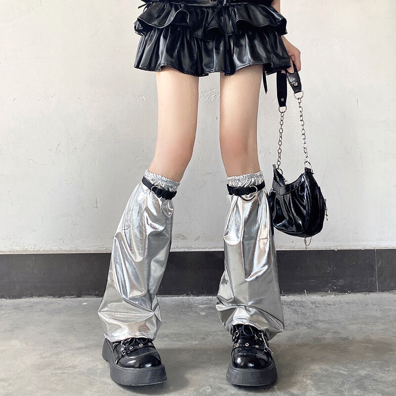 cutiekill-silver-y2k-leg-warmers-leg-bands-c0110