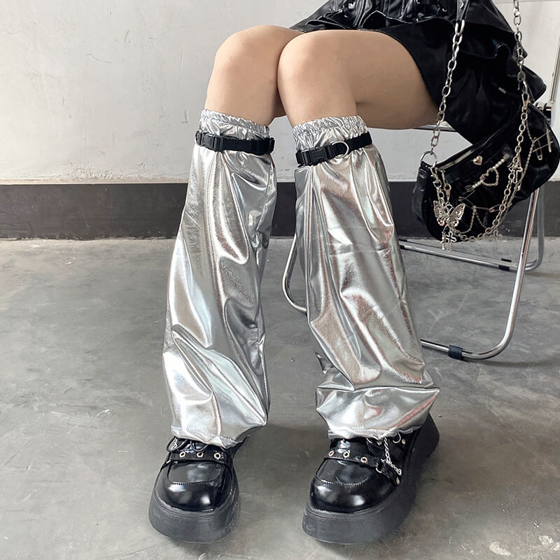 cutiekill-silver-y2k-leg-warmers-leg-bands-c0110