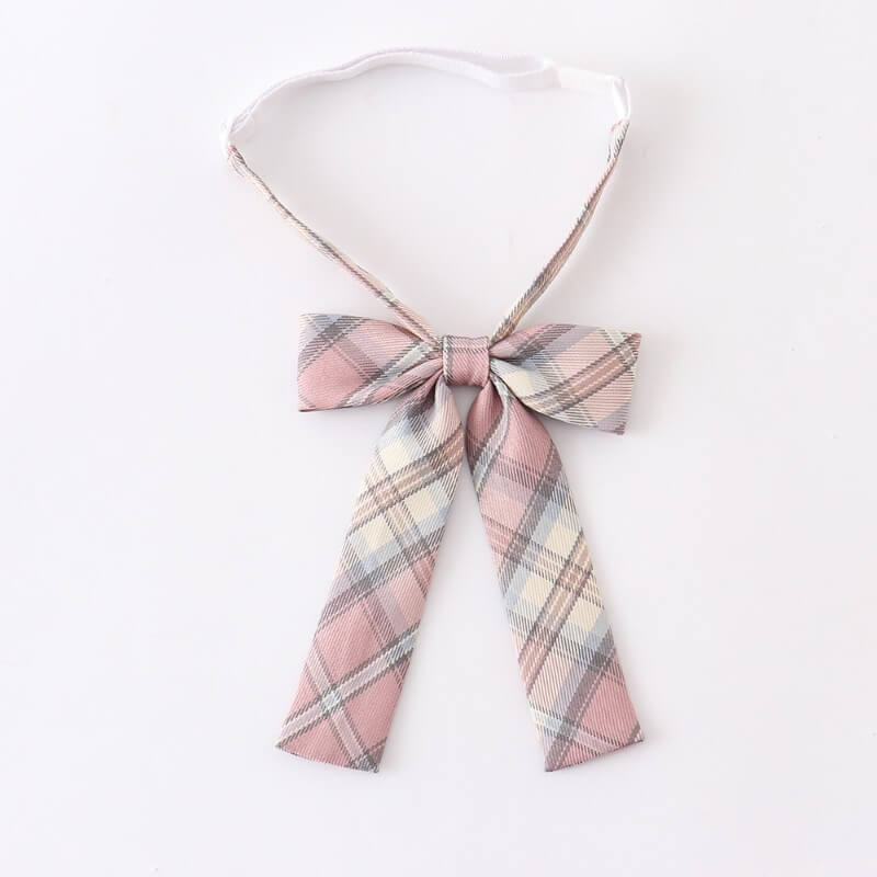 cutiekill-skirt-bow-jk-sakura-pink-plaid-uniform-skirt-c01031