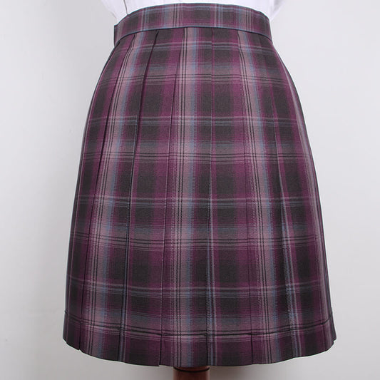 cutiekill-skirt-bow-jk-wine-neon-plaid-uniform-skirt-jk1007 800