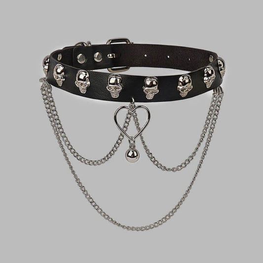 cutiekill-skull-grunge-punk-chains-choker-necklace-ah0057