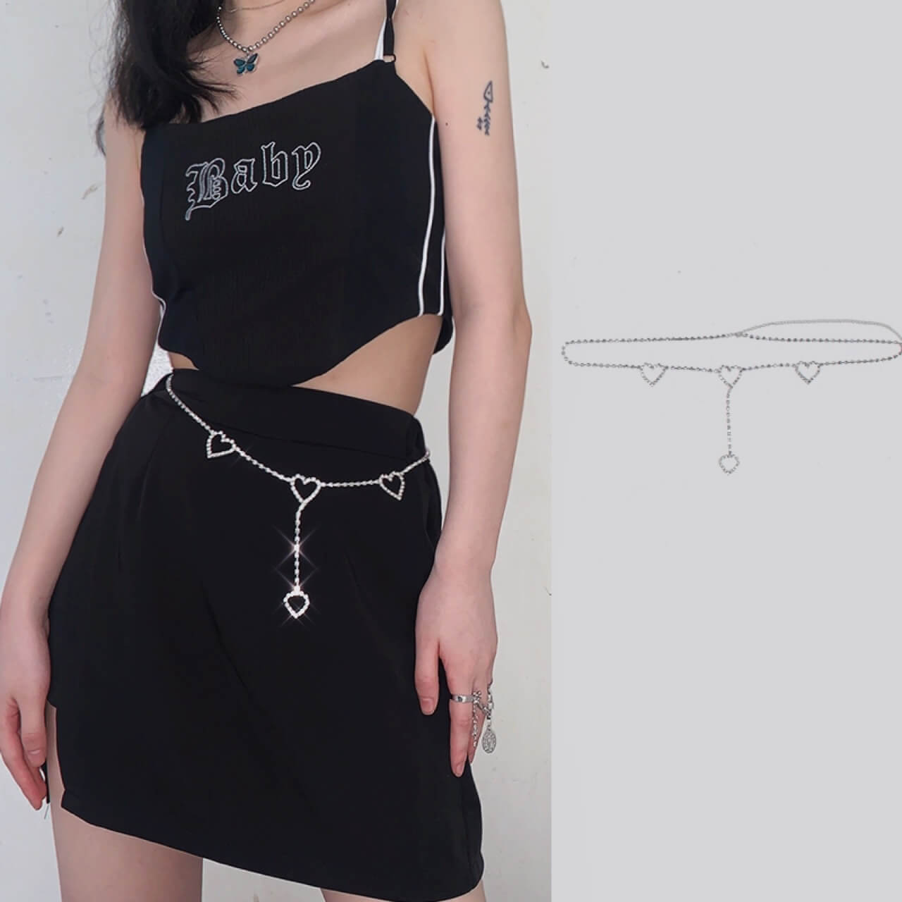 cutiekill-sparkling-hearts-waist-chain-b0038