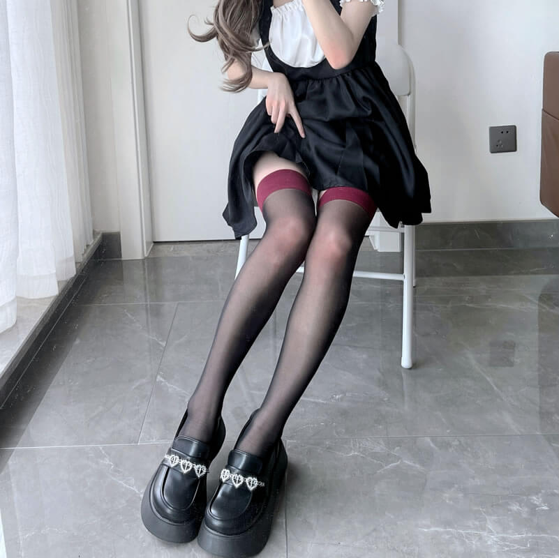 cutiekill-summer-thin-red-black-stockings-x0012