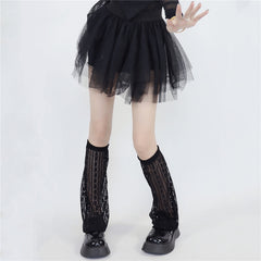 cutiekill-summer-thin-y2k-lace-leg-warmers-c0074