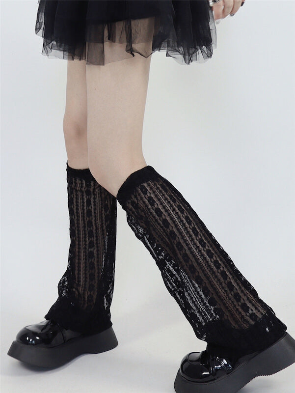 cutiekill-summer-thin-y2k-lace-leg-warmers-c0074