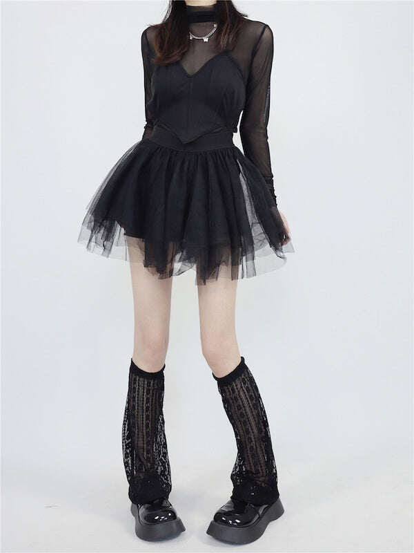 cutiekill-summer-thin-y2k-lace-leg-warmers-c0074