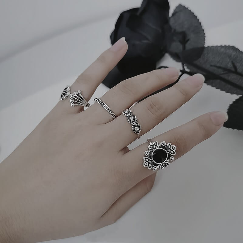 cutiekill-vintage-goth-alternative-rings-15-pieces-ah0041