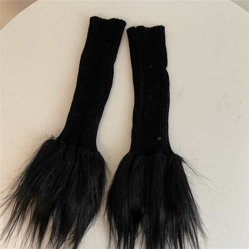 cutiekill-y2k-00s-furry-leg-warmers-c0158