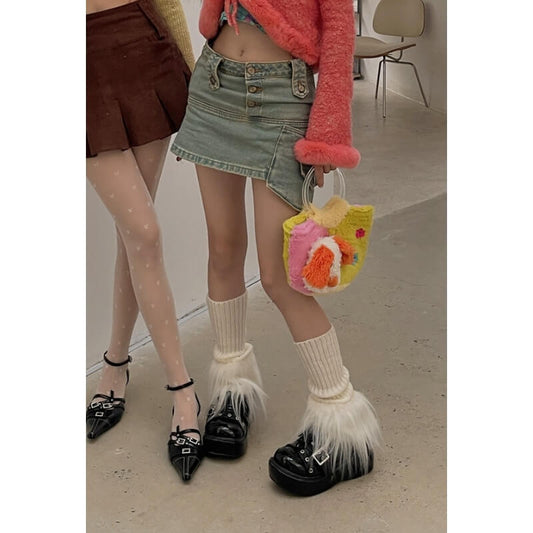 cutiekill-y2k-00s-furry-leg-warmers-c0158