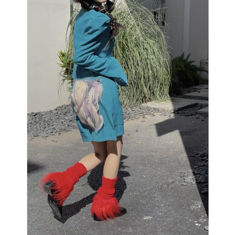 cutiekill-y2k-00s-furry-leg-warmers-c0158