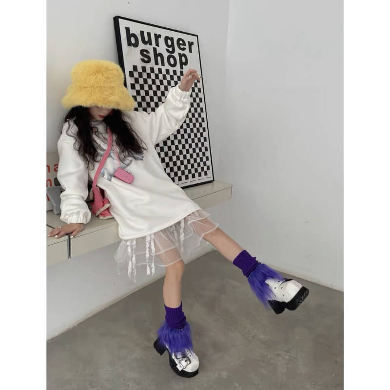 cutiekill-y2k-00s-furry-leg-warmers-c0158