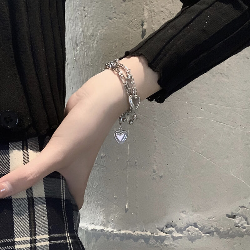 cutiekill-y2k-alternative-hearts-bracelet-ah0108