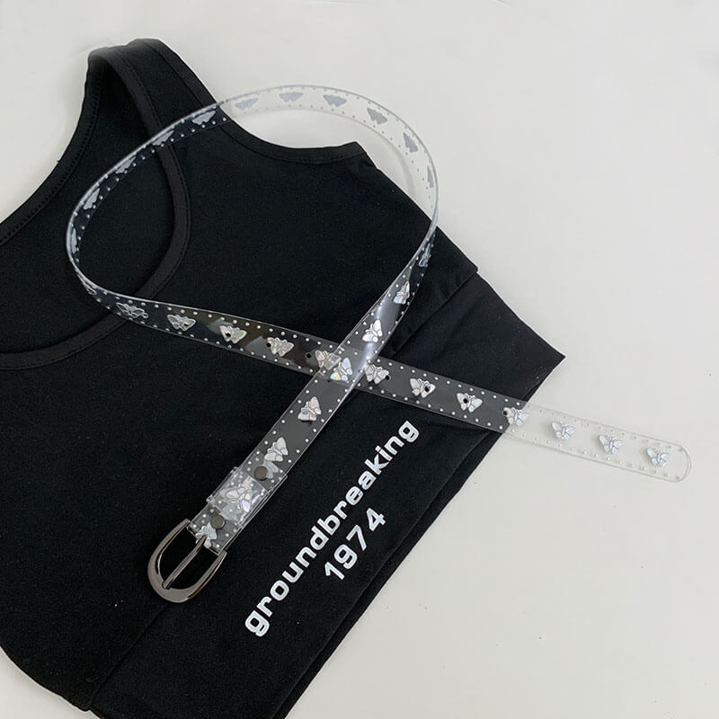 cutiekill-y2k-candy-punk-butterfly-transparent-heart-chain-belt
