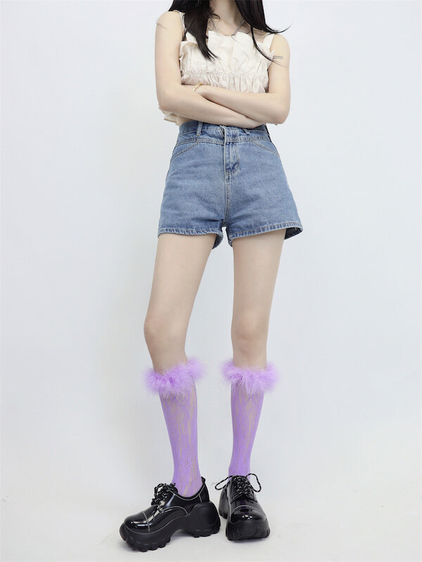 cutiekill-y2k-color-sweet-chill-furry-lace-stockings-c0080